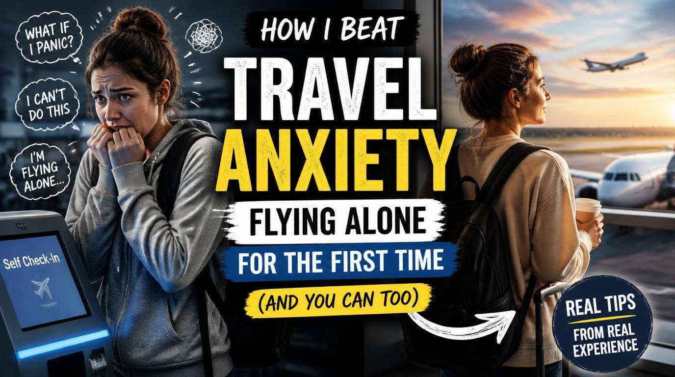 How to Handle Travel Anxiety When Flying Alone First Time