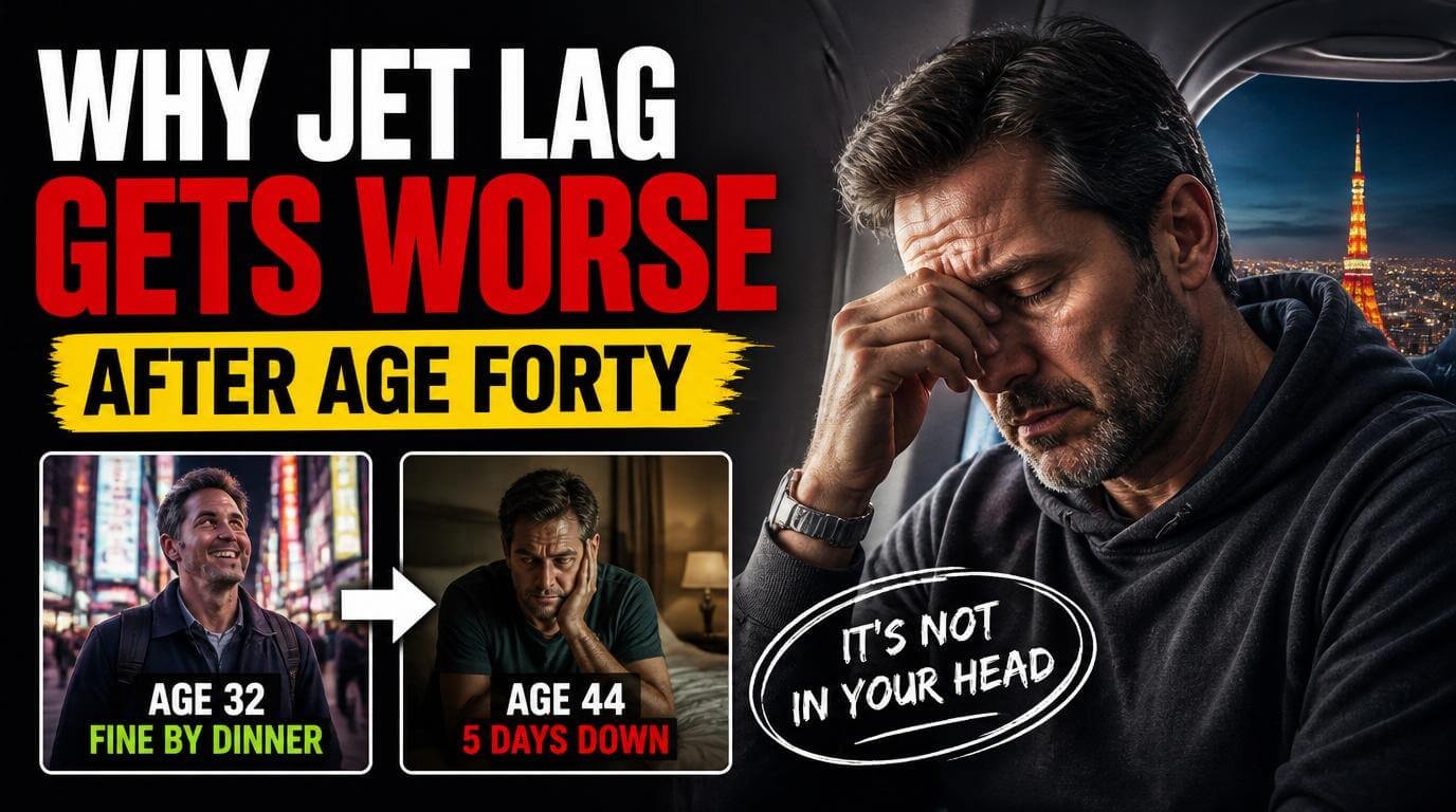 Why Does Jet Lag Get Worse After Age Forty? A Honest Take